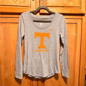 Nike Tennessee Gray Long Sleeve with Orange Graphic